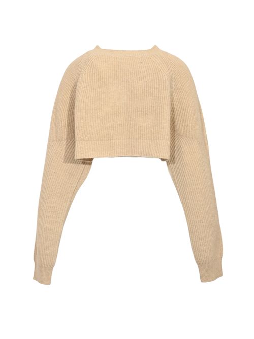 Maglia crop Freya in misto cashmere Liviana Conti | F5WC77W55-0